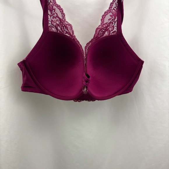 Torrid Curve Women's Padded Underwire Push Up Bra Size 42DD Purple Lace - Picture 5 of 9